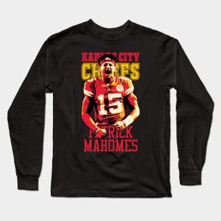 Patrick Mahomes Retro Graphic Long Sleeve T-Shirt